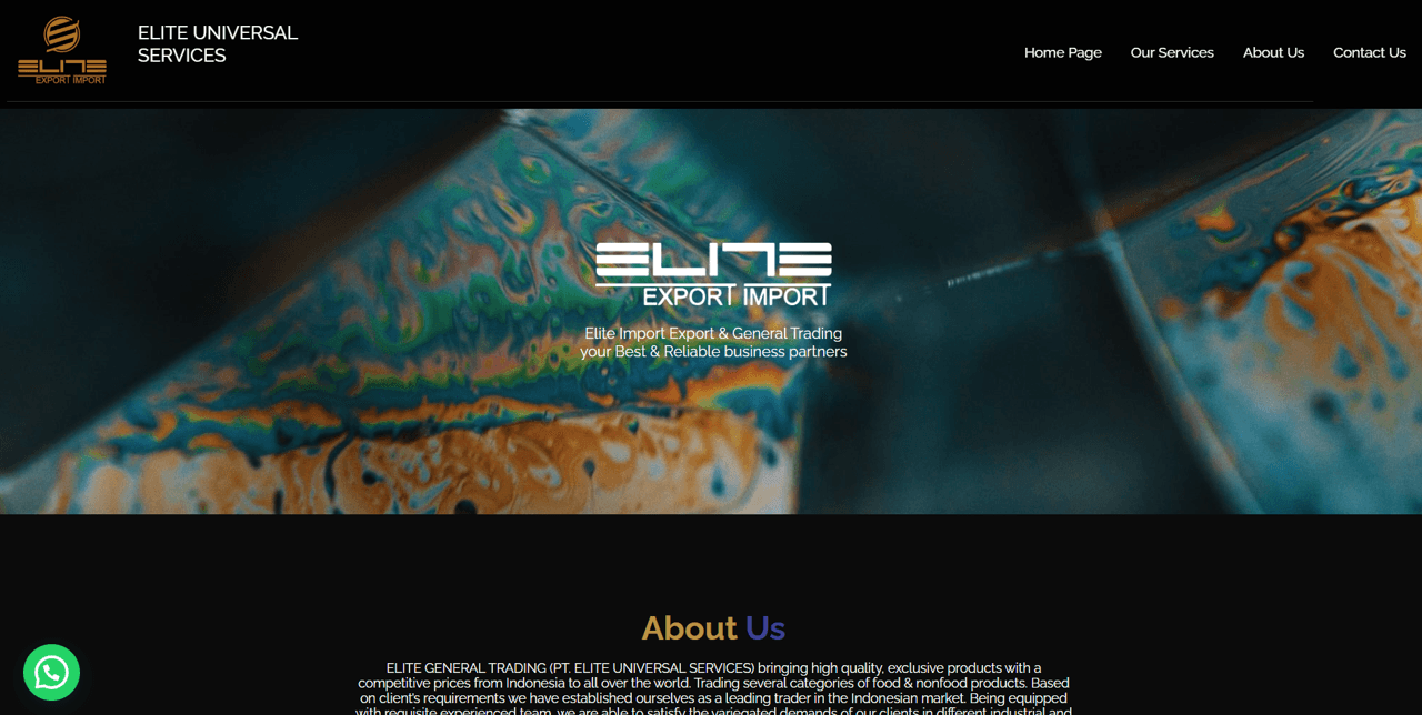 Eliteus Corp website preview